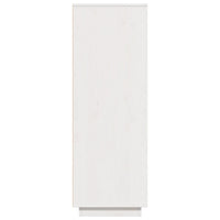 Thumbnail for Highboard Weiß 60x40x116,5 cm Massivholz Kiefer