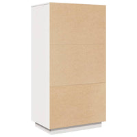Thumbnail for Highboard Weiß 60x40x116,5 cm Massivholz Kiefer