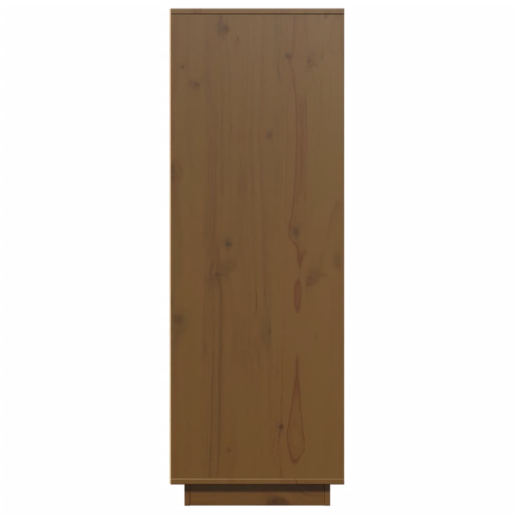 Highboard Honigbraun 60x40x116,5 cm Massivholz Kiefer