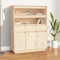 Thumbnail for Highboard 89x40x116,5 cm Massivholz Kiefer