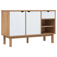 Thumbnail for Sideboard OTTA Braun&Weiß 114x43x73,5 cm Massivholz Kiefer