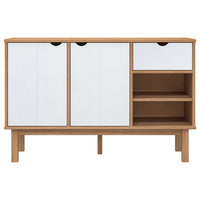 Thumbnail for Sideboard OTTA Braun&Weiß 114x43x73,5 cm Massivholz Kiefer