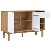 Thumbnail for Sideboard OTTA Braun&Weiß 114x43x73,5 cm Massivholz Kiefer