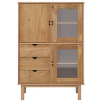 Thumbnail for Highboard OTTA 85x43x125 cm Massivholz Kiefer