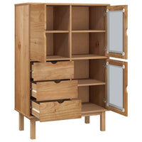 Thumbnail for Highboard OTTA 85x43x125 cm Massivholz Kiefer