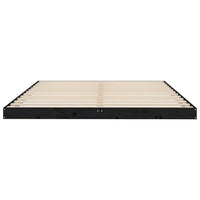 Thumbnail for Massivholzbett Schwarz 150x200 cm Kiefer