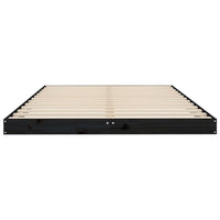 Thumbnail for Massivholzbett Schwarz 120x200 cm Kiefer