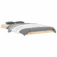 Thumbnail for Massivholzbett 100x200 cm Kiefer