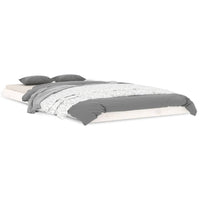 Thumbnail for Massivholzbett Weiß 100x200 cm Kiefer