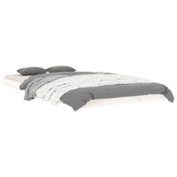 Thumbnail for Massivholzbett Weiß 100x200 cm Kiefer