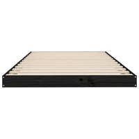 Thumbnail for Massivholzbett Schwarz 100x200 cm Kiefer