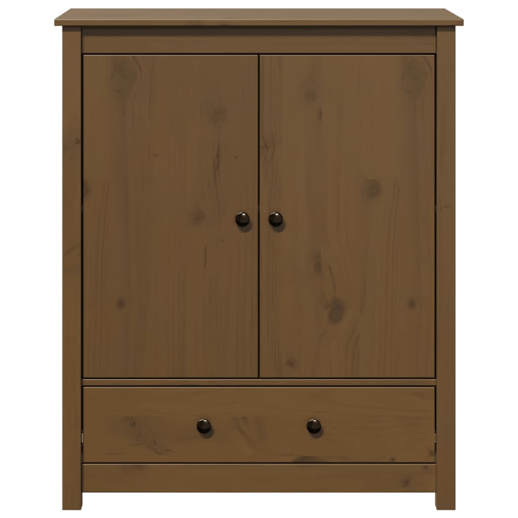 Highboard Honigbraun 83x41,5x100 cm Massivholz Kiefer