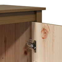 Thumbnail for Highboard Honigbraun 83x41,5x100 cm Massivholz Kiefer