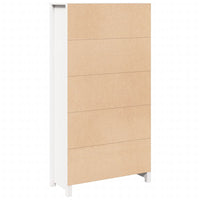 Thumbnail for Highboard Weiß 80x35x154 cm Massivholz Kiefer