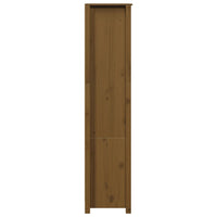 Thumbnail for Highboard Honigbraun 80x35x154 cm Massivholz Kiefer