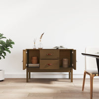 Thumbnail for Sideboard Honigbraun 110x40x78 cm Massivholz Kiefer