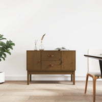 Thumbnail for Sideboard Honigbraun 110x40x78 cm Massivholz Kiefer