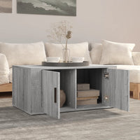 Thumbnail for Couchtisch Grau Sonoma 80x50x36 cm Holzwerkstoff