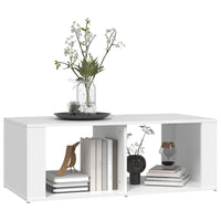 Thumbnail for Couchtisch Weiß 100x50x36 cm Holzwerkstoff