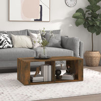 Thumbnail for Couchtisch Räuchereiche 100x50x36 cm Holzwerkstoff