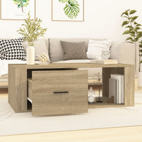 Thumbnail for Couchtisch Sonoma-Eiche 100x50,5x35 cm Holzwerkstoff