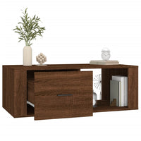 Thumbnail for Couchtisch Braun Eichen-Optik 100x50,5x35 cm Holzwerkstoff