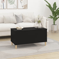 Thumbnail for Couchtisch Schwarz 90x44,5x45 cm Holzwerkstoff