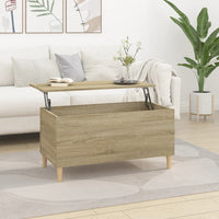 Thumbnail for Couchtisch Sonoma-Eiche 90x44,5x45 cm Holzwerkstoff