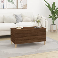 Thumbnail for Couchtisch Braun Eichen-Optik 90x44,5x45 cm Holzwerkstoff