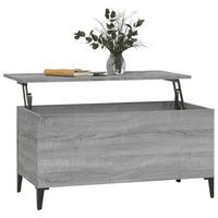 Thumbnail for Couchtisch Grau Sonoma 90x44,5x45 cm Holzwerkstoff