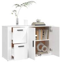 Thumbnail for Sideboard Weiß 100x33x59,5 cm Holzwerkstoff