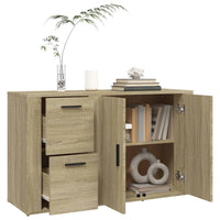 Thumbnail for Sideboard Sonoma-Eiche 100x33x59,5 cm Holzwerkstoff