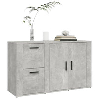Thumbnail for Sideboard Betongrau 100x33x59,5 cm Holzwerkstoff
