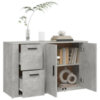 Thumbnail for Sideboard Betongrau 100x33x59,5 cm Holzwerkstoff