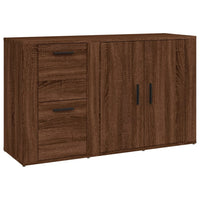 Thumbnail for Sideboard Braun Eichen-Optik 100x33x59,5 cm Holzwerkstoff