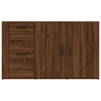 Thumbnail for Sideboard Braun Eichen-Optik 100x33x59,5 cm Holzwerkstoff