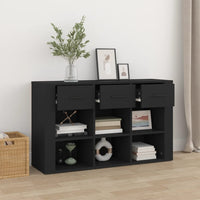 Thumbnail for Sideboard Schwarz 100x30x59,5 cm Holzwerkstoff