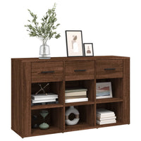 Thumbnail for Sideboard Braun Eichen-Optik 100x30x59,5 cm Holzwerkstoff