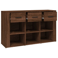 Thumbnail for Sideboard Braun Eichen-Optik 100x30x59,5 cm Holzwerkstoff