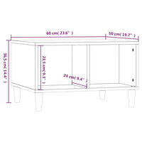 Thumbnail for Couchtisch Betongrau 60x50x36,5 cm Holzwerkstoff