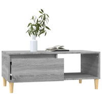 Thumbnail for Couchtisch Grau Sonoma 90x50x36,5 cm Holzwerkstoff