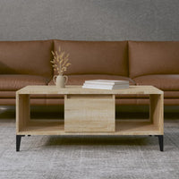 Thumbnail for Couchtisch Sonoma-Eiche 90x50x36,5 cm Holzwerkstoff