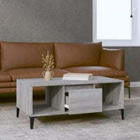 Thumbnail for Couchtisch Grau Sonoma 90x50x36,5 cm Holzwerkstoff