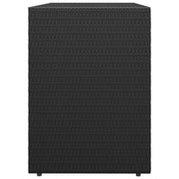 Thumbnail for Gartenschrank Schwarz 100x55,5x80 cm Poly Rattan
