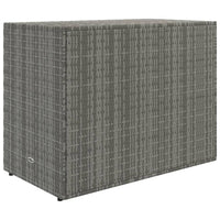 Thumbnail for Gartenschrank Grau 100x55,5x80 cm Poly Rattan
