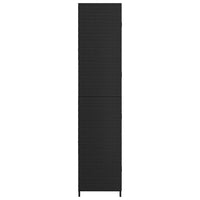 Thumbnail for Gartenschrank Schwarz 59x40x180 cm Poly Rattan