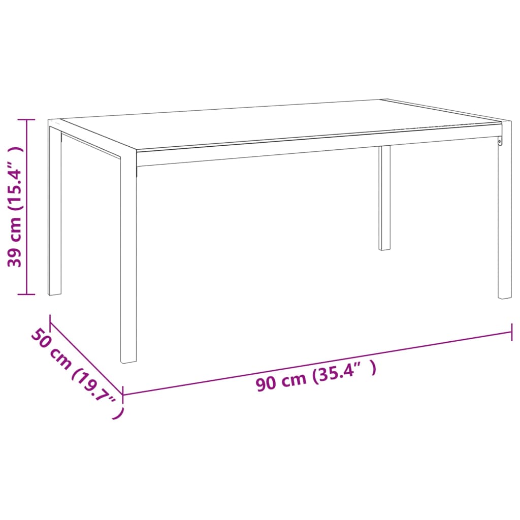 4-tlg. Garten-Lounge-Set mit Kissen Schwarz Stahl