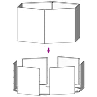 Thumbnail for Pflanzkübel Rostig 90x90x45 cm Cortenstahl