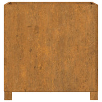 Thumbnail for Pflanzkübel mit Beinen 2 Stk. Rostig 49x47x50 cm Cortenstahl