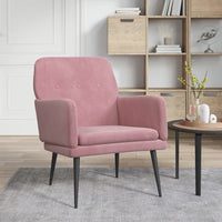 Thumbnail for Sessel Rosa 62x79x79 cm Samt